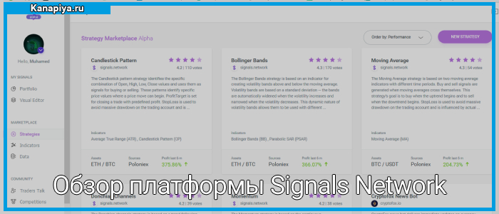 Платформа Signals Network и ее обзор 1 Обзор платформы Signals Network