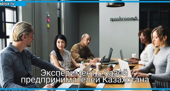 Эксперимент с базой предпринимателей Казахстана